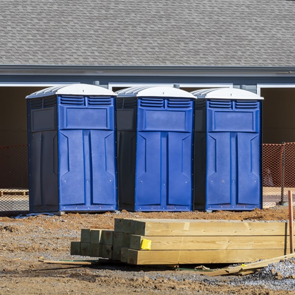 how can i report damages or issues with the porta potties during my rental period in Hide-A-Way Lake MS